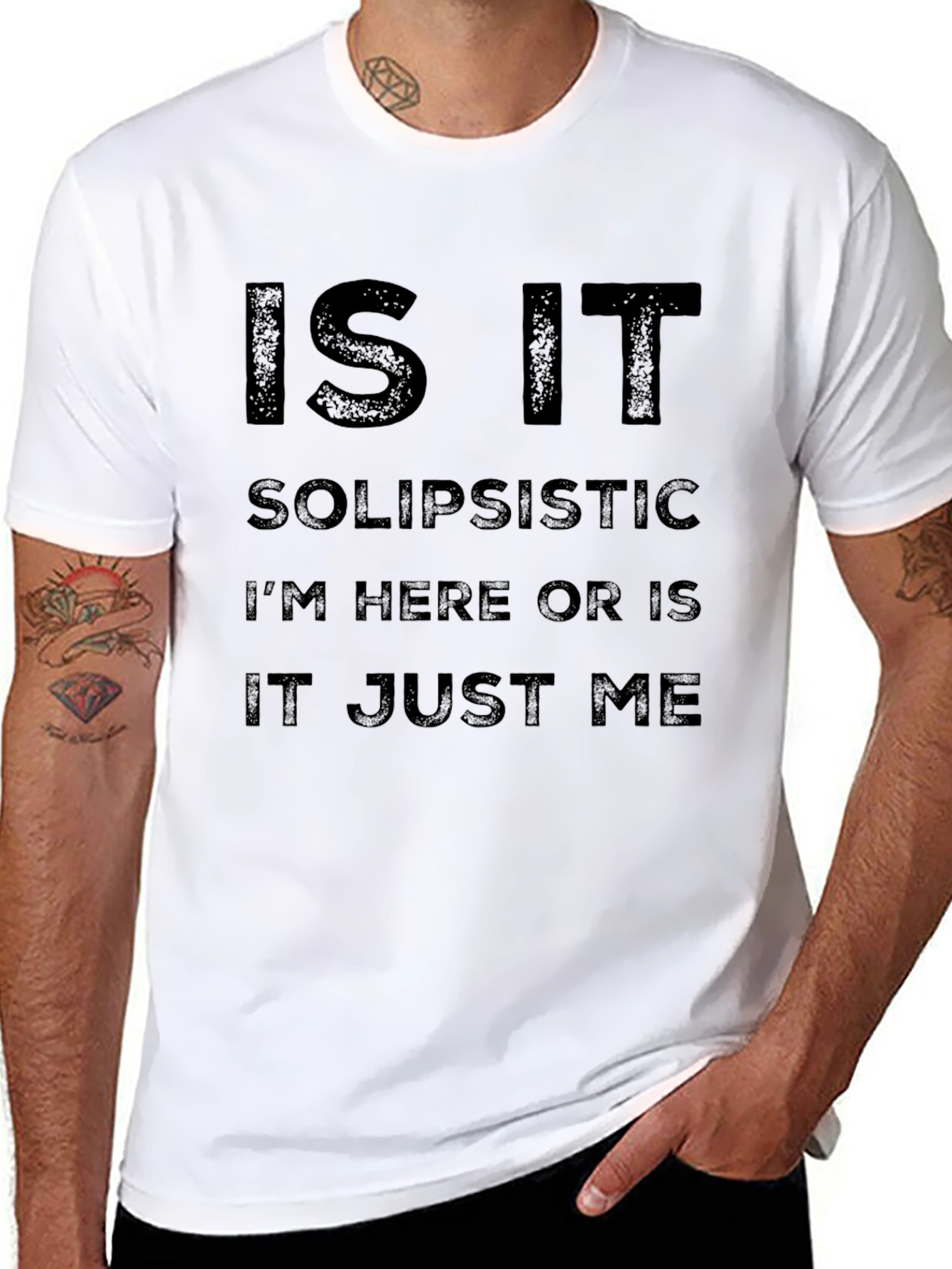 Is it Solipsistic? Novelty Graphic T-Shirt
