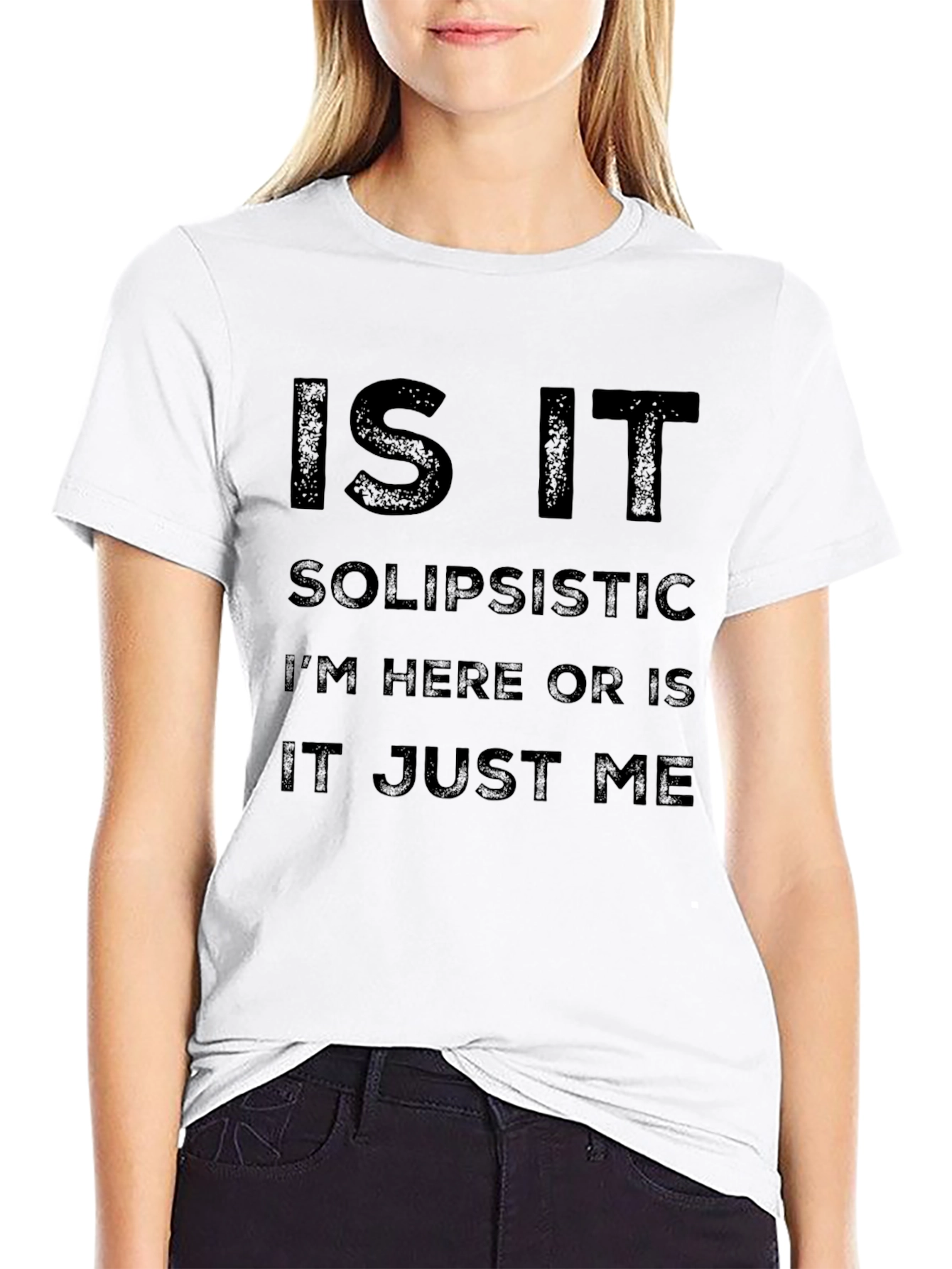 Is it Solipsistic? Novelty Graphic T-Shirt