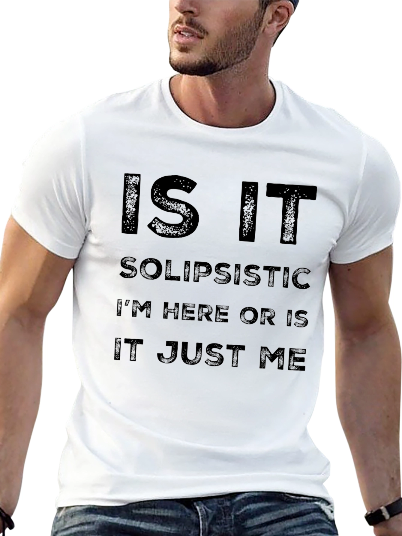 Is it Solipsistic? Novelty Graphic T-Shirt