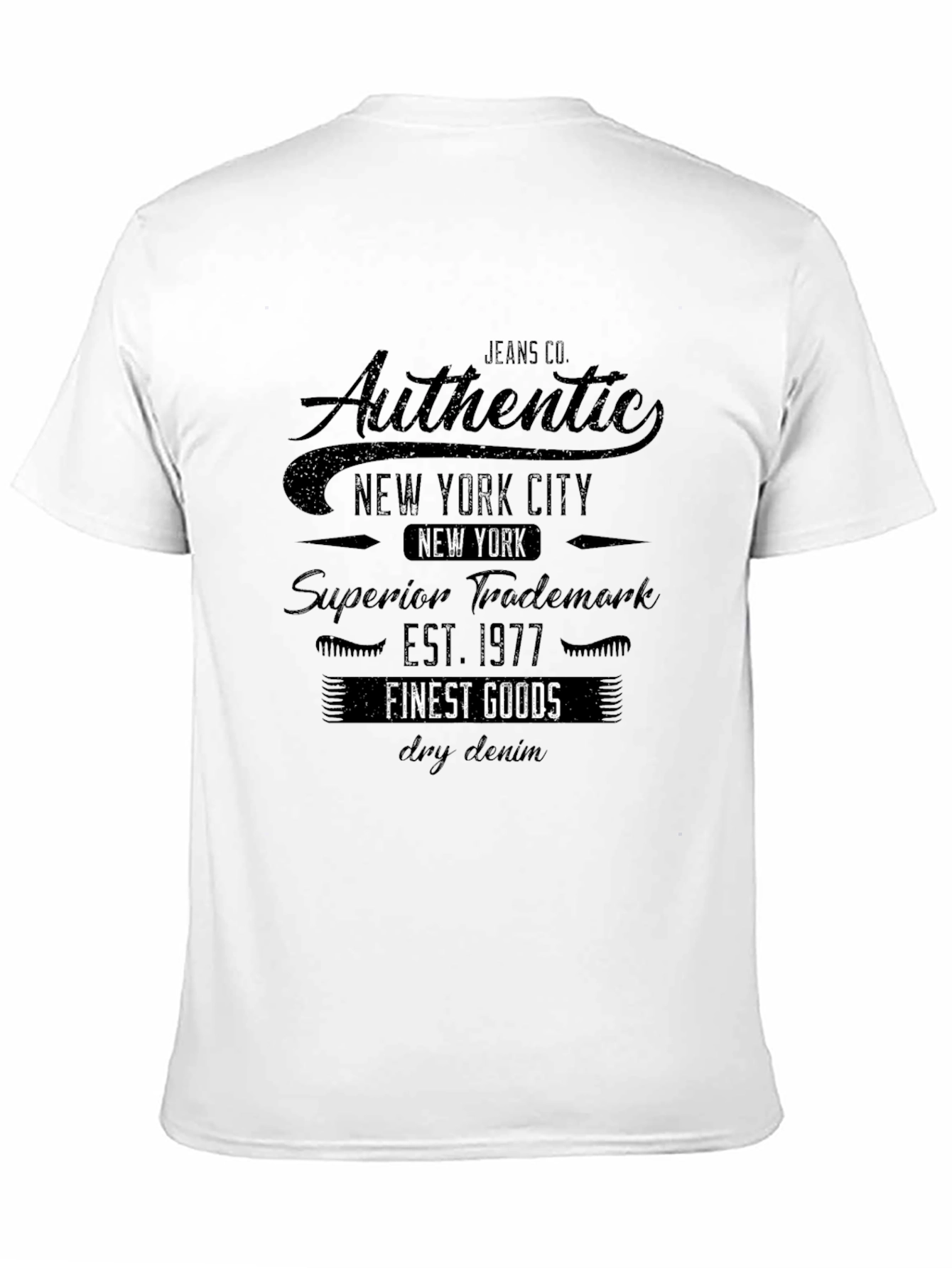 Authentic New York City Mens Graphic T-Shirt