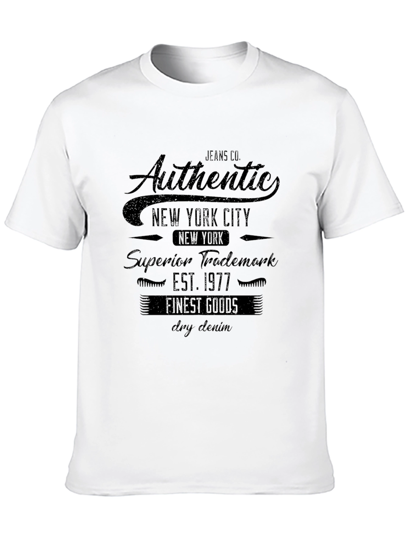 Authentic New York City Mens Graphic T-Shirt