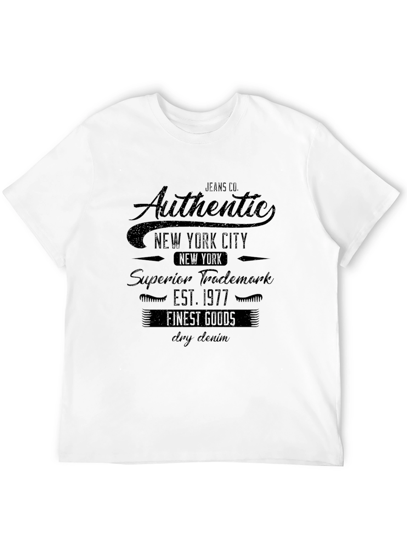 Authentic New York City Mens Graphic T-Shirt