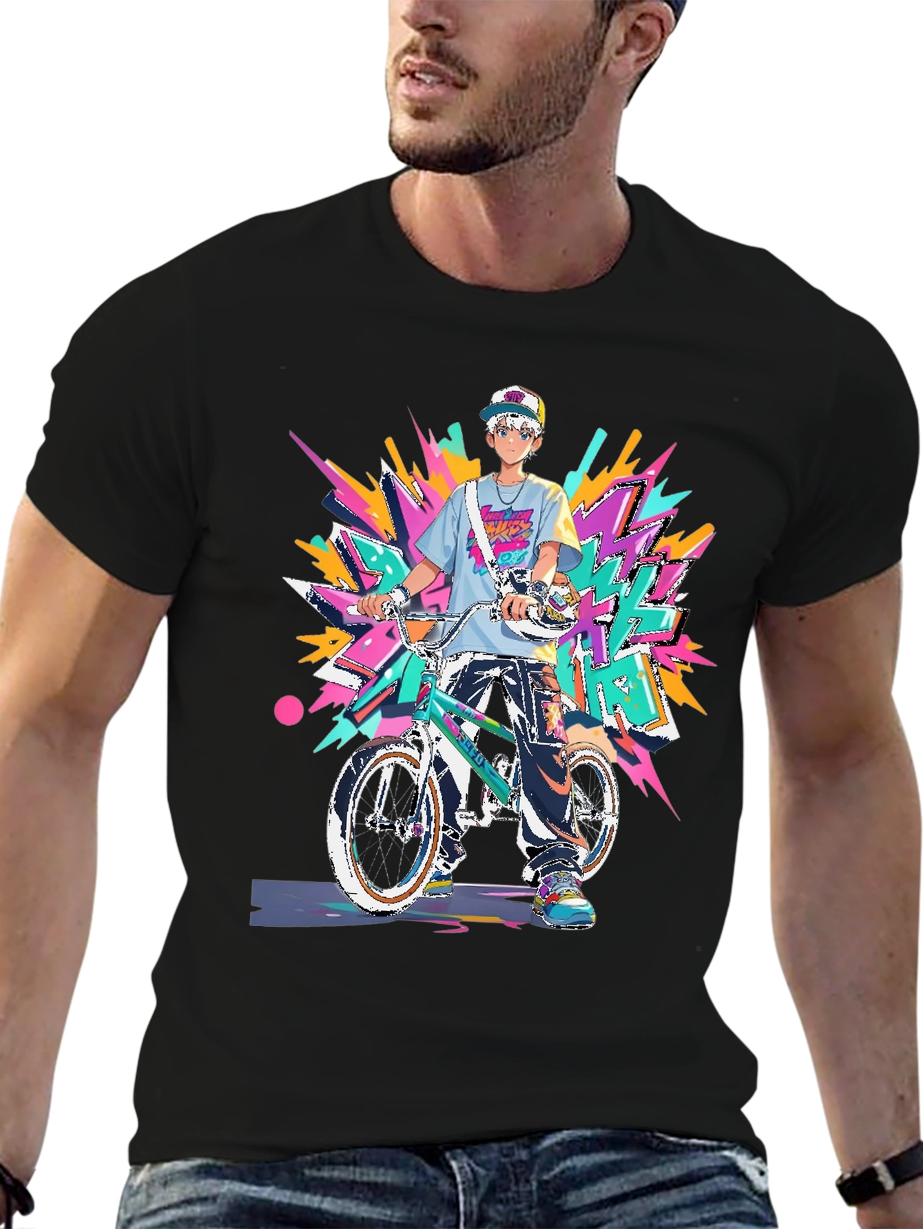 Anime Graffiti Art T-Shirt