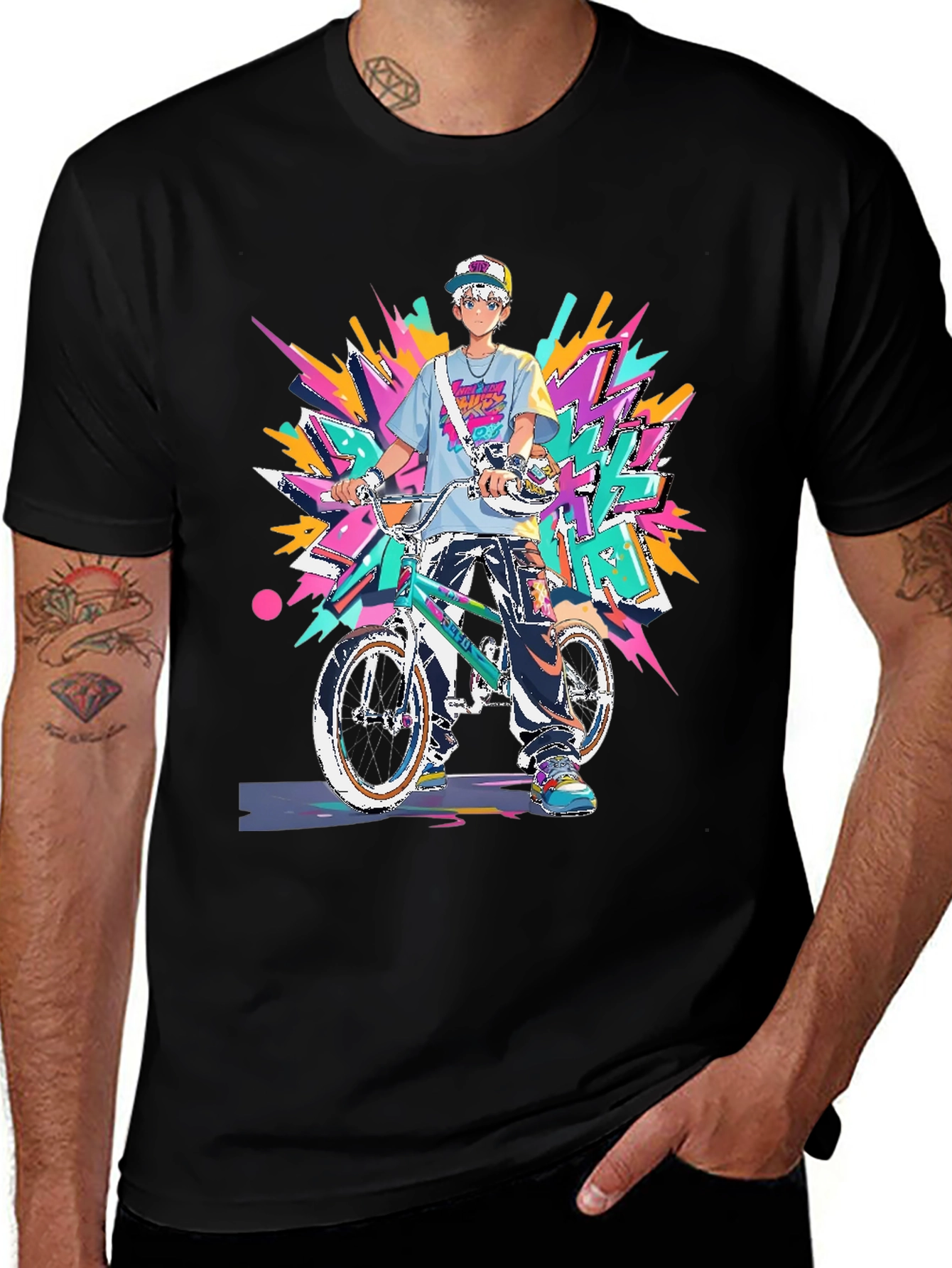 Anime Graffiti Art T-Shirt