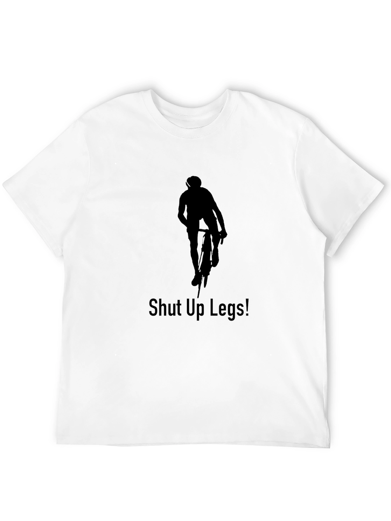 Cyclist Silhouette T-Shirt - Shut Up Legs!