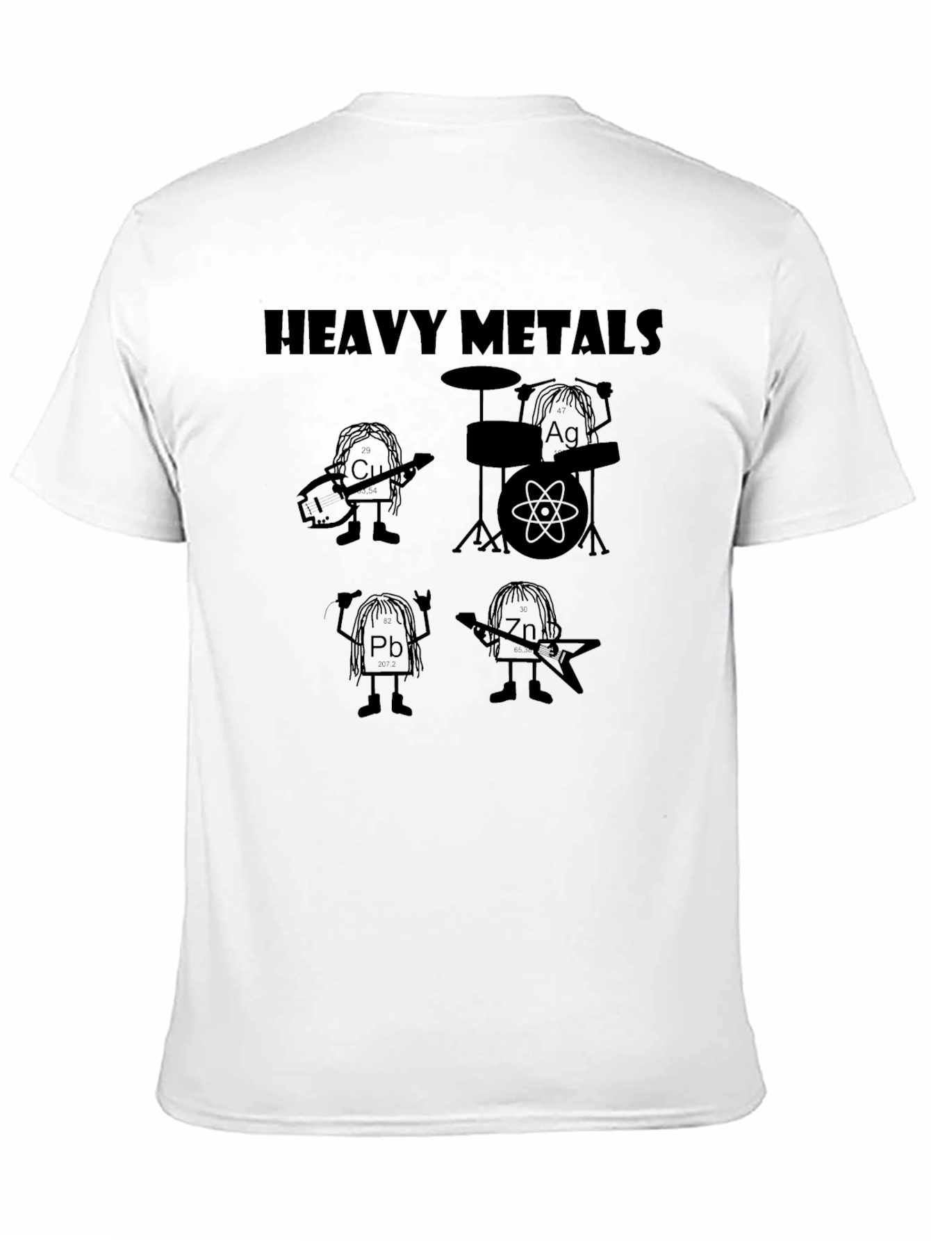 Heavy Metals Chemistry Pun Graphic T-Shirt