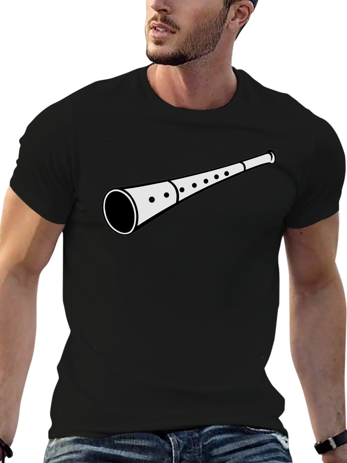 Shehnai Graphic T-Shirt - Musical Instrument Tee