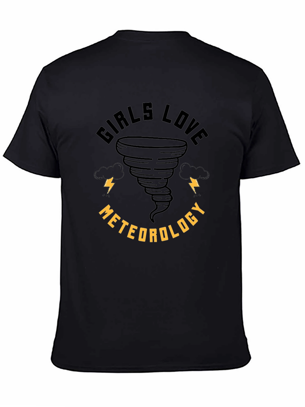 Girls Love Meteorology T-Shirt - Tornado Design