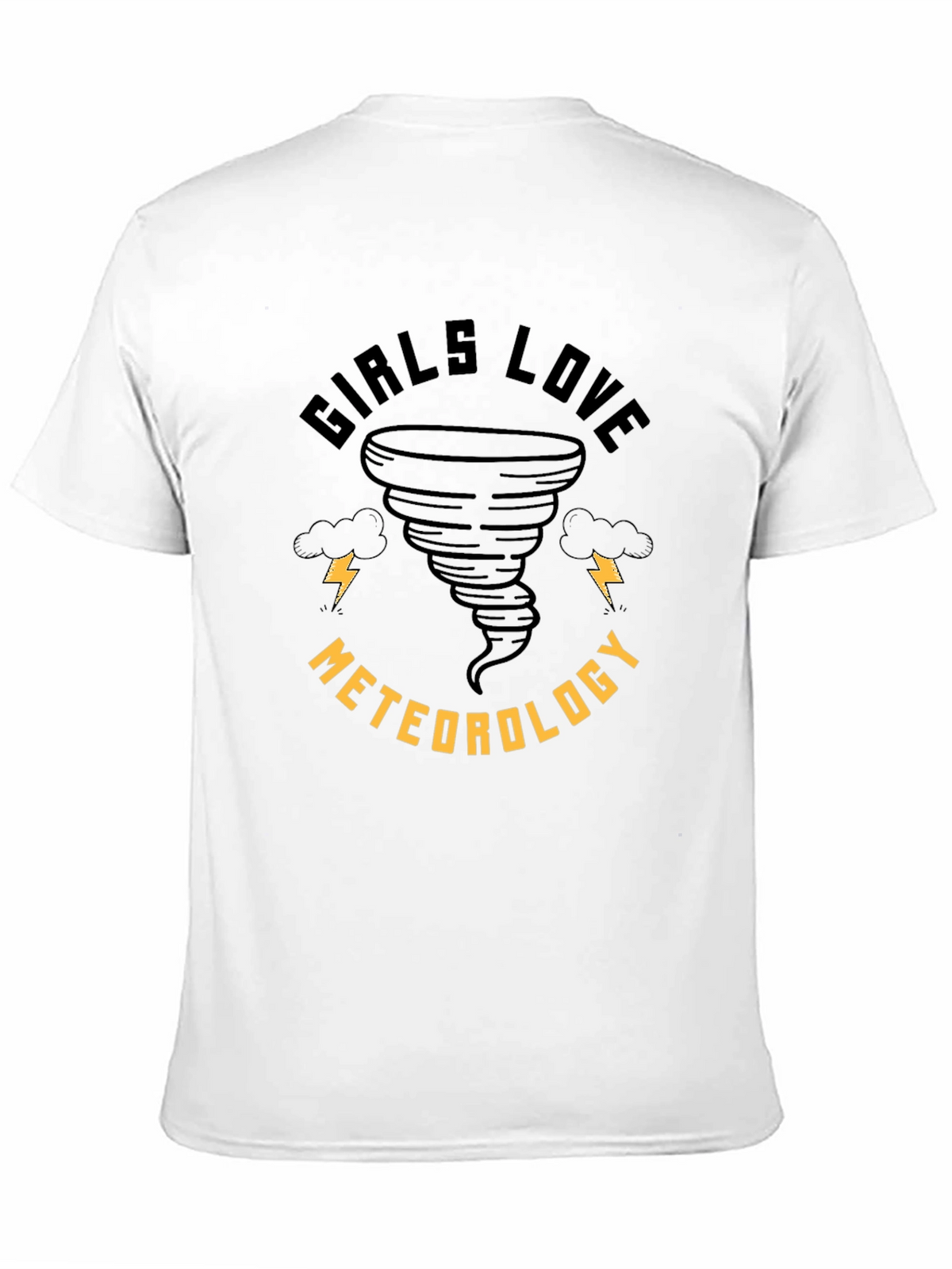 Girls Love Meteorology T-Shirt - Tornado Design