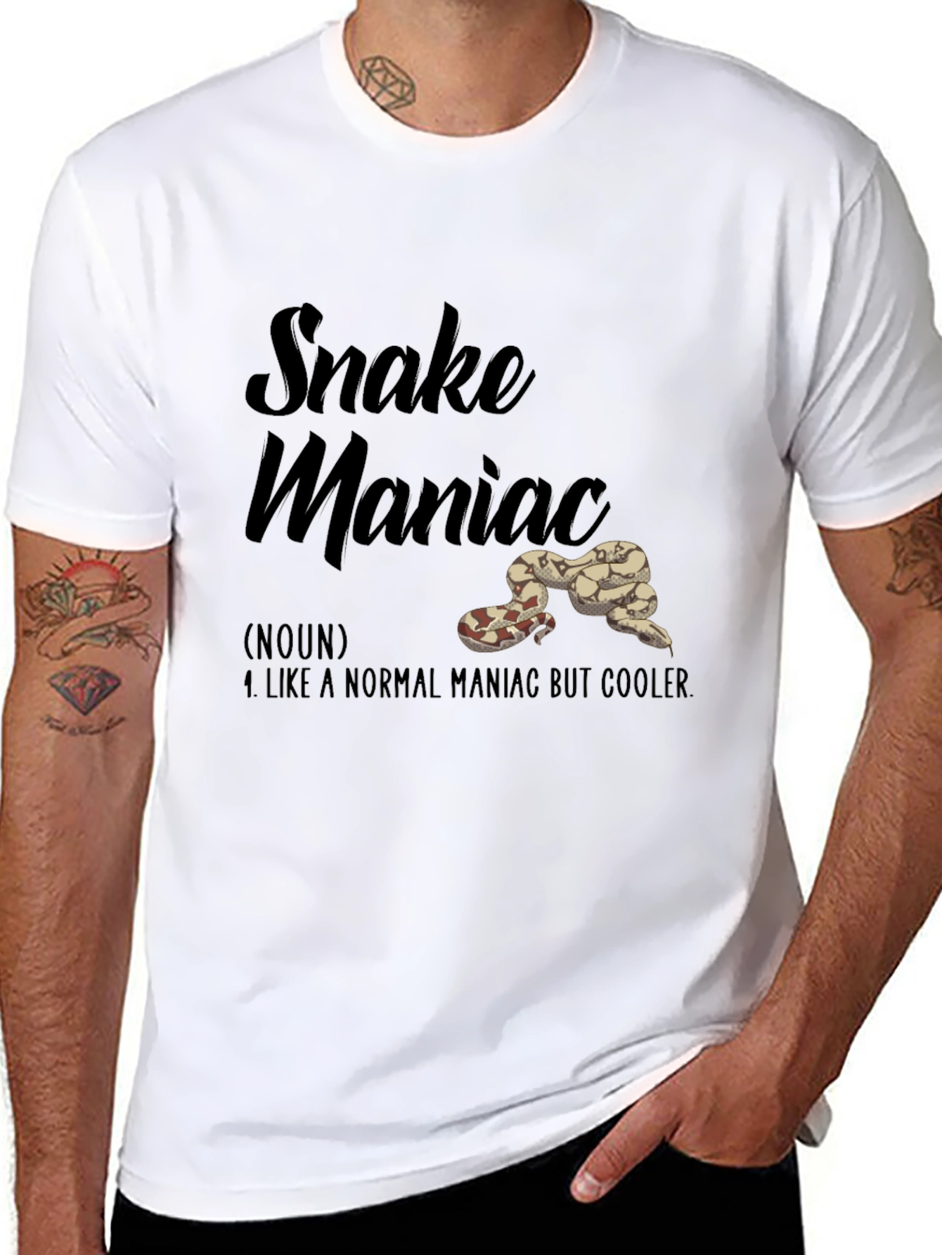 Snake Maniac T-Shirt: Cooler Than Normal