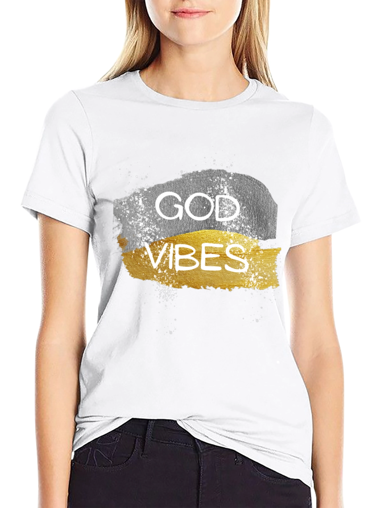 God Vibes Graphic T-Shirt - Casual Wear
