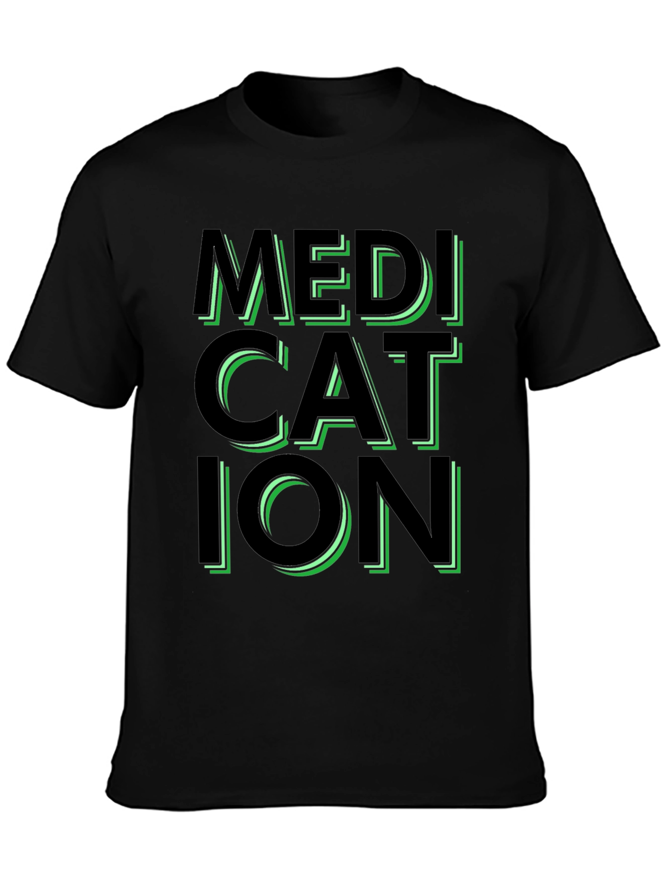 Medication Graphic Tee - Trendy Statement Shirt