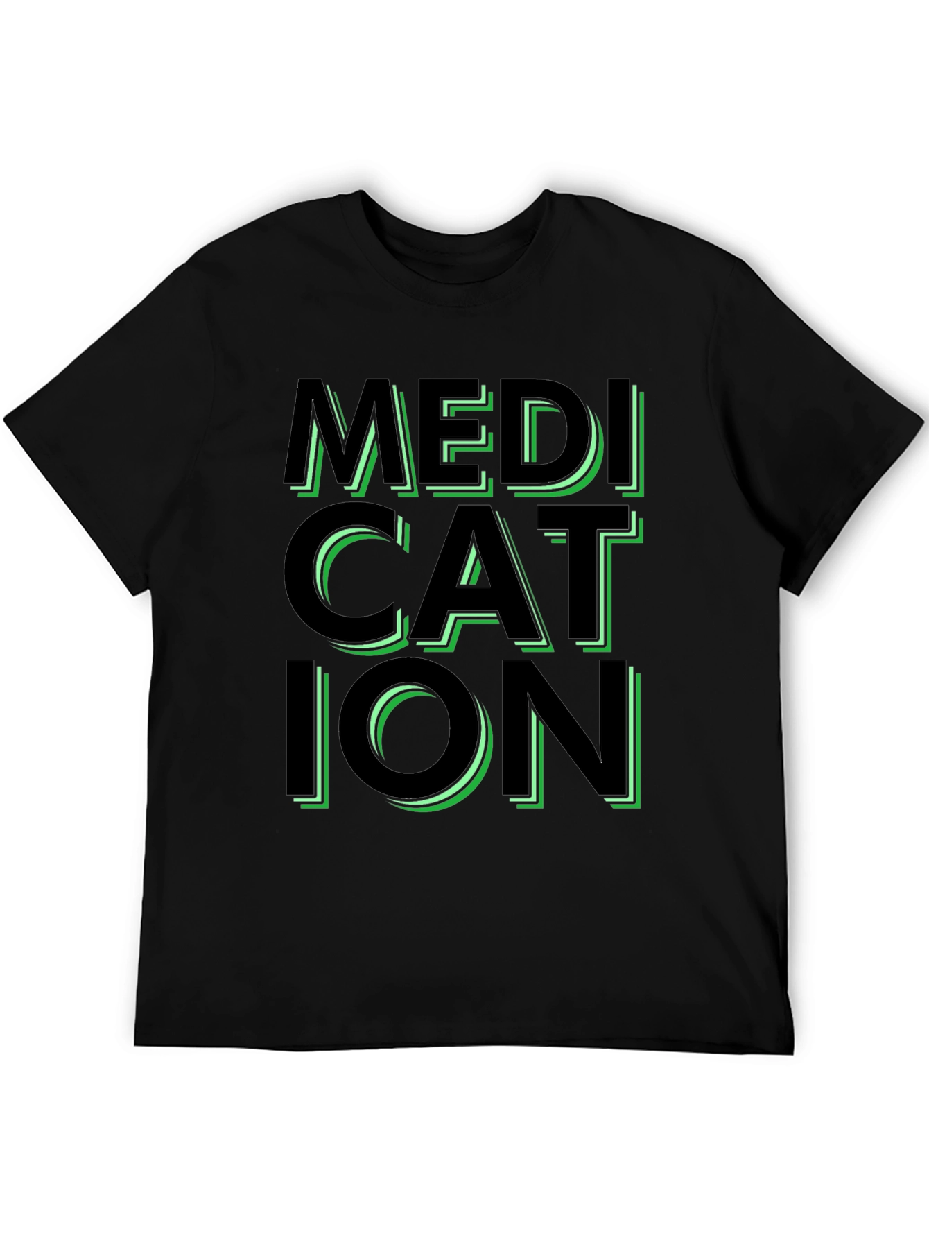 Medication Graphic Tee - Trendy Statement Shirt