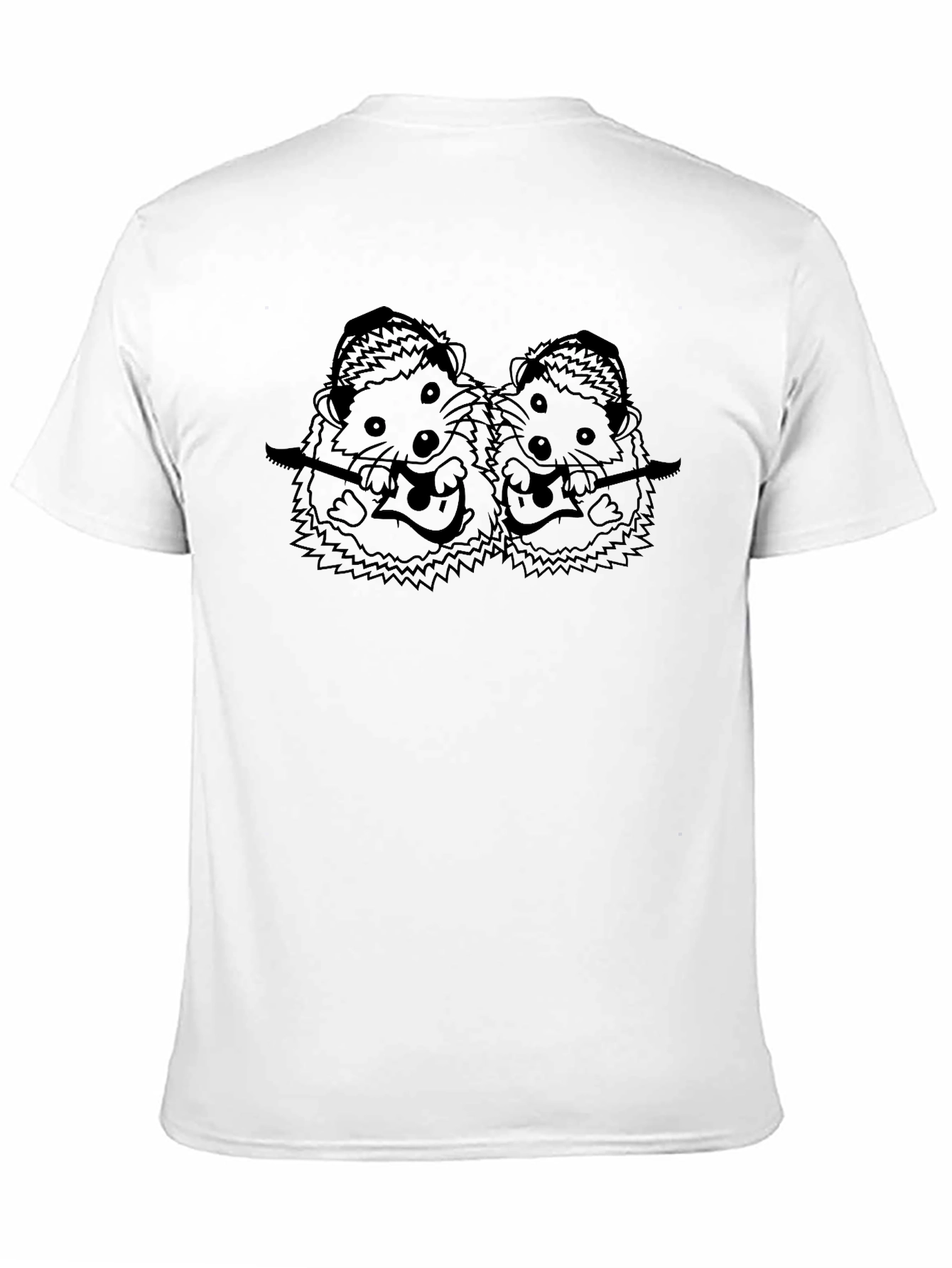 Hedgehog Guitarist Graphic Tee - Rock On!