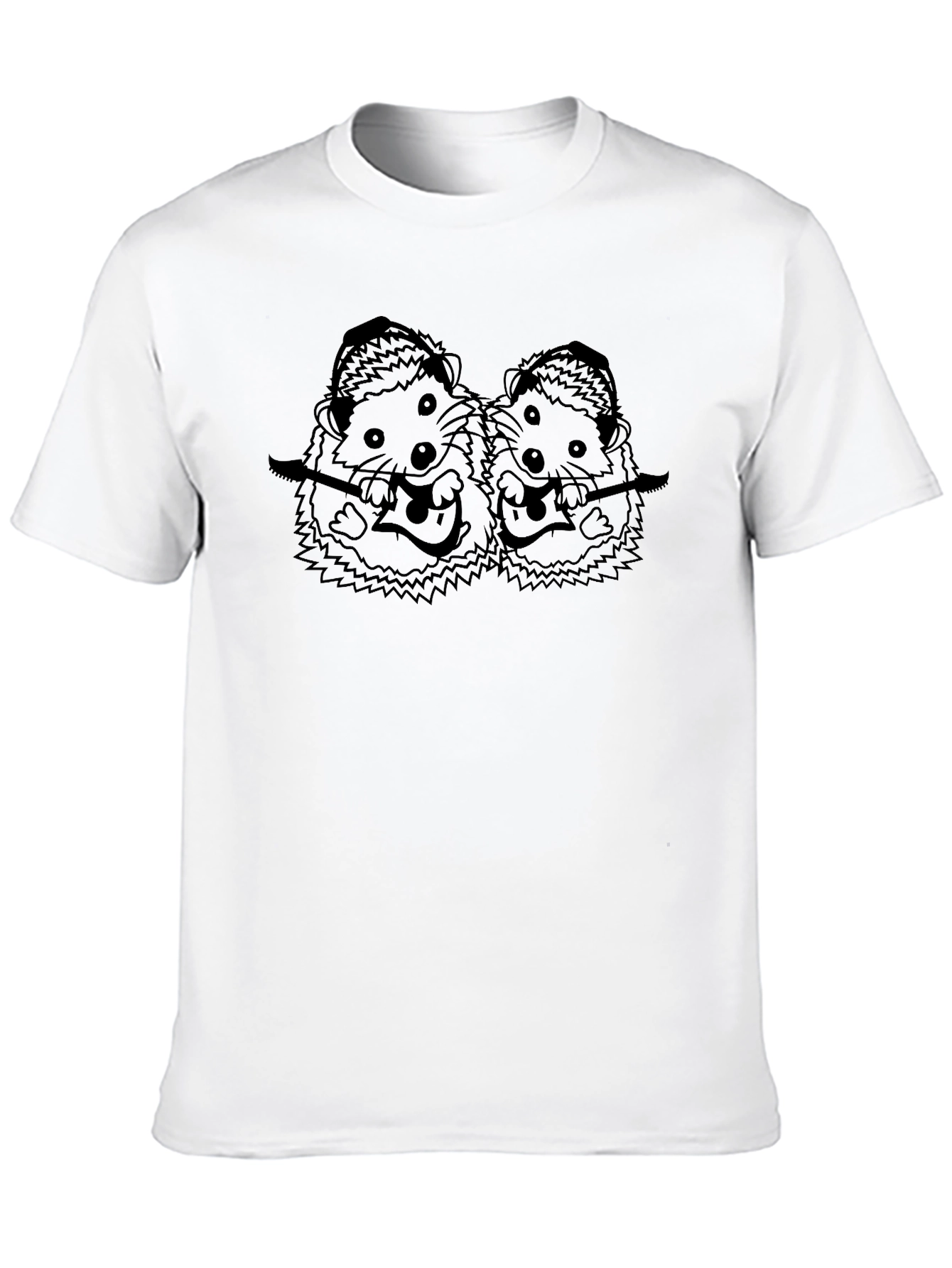 Hedgehog Guitarist Graphic Tee - Rock On!