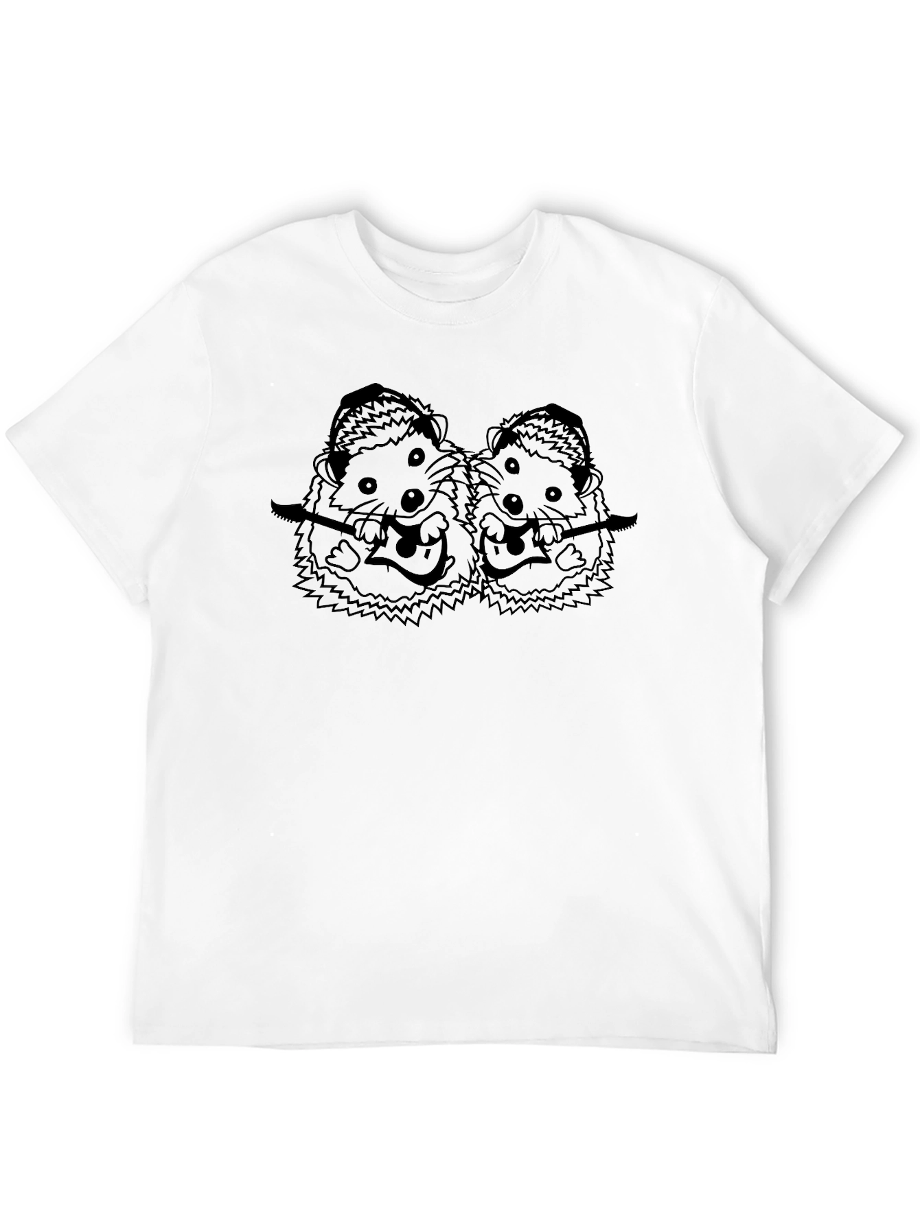 Hedgehog Guitarist Graphic Tee - Rock On!