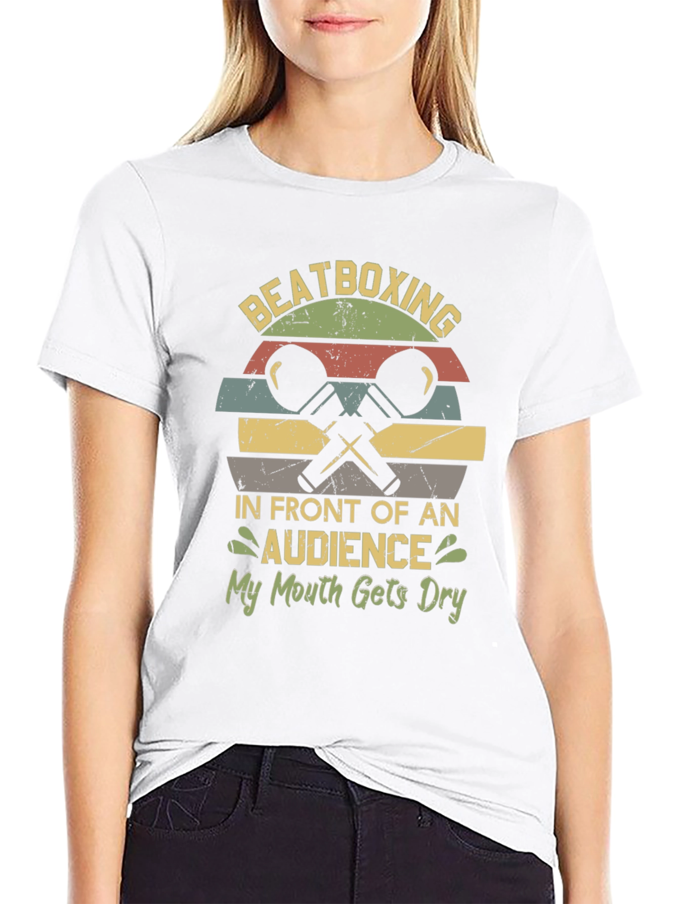 Beatboxing Graphic Tee - Retro Style