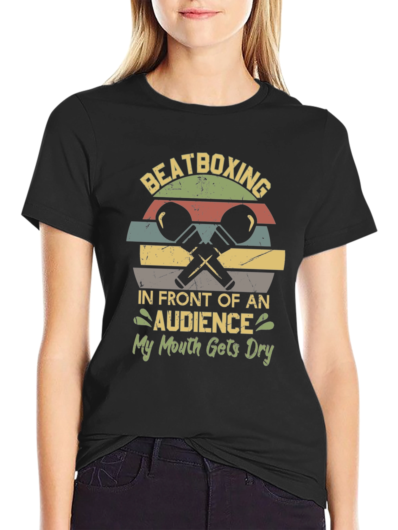 Beatboxing Graphic Tee - Retro Style