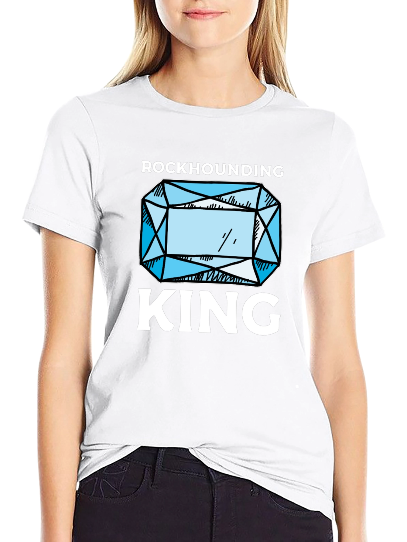 Rockhounding King Black T-Shirt