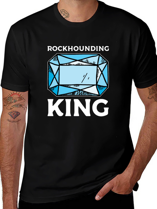 Rockhounding King Black T-Shirt
