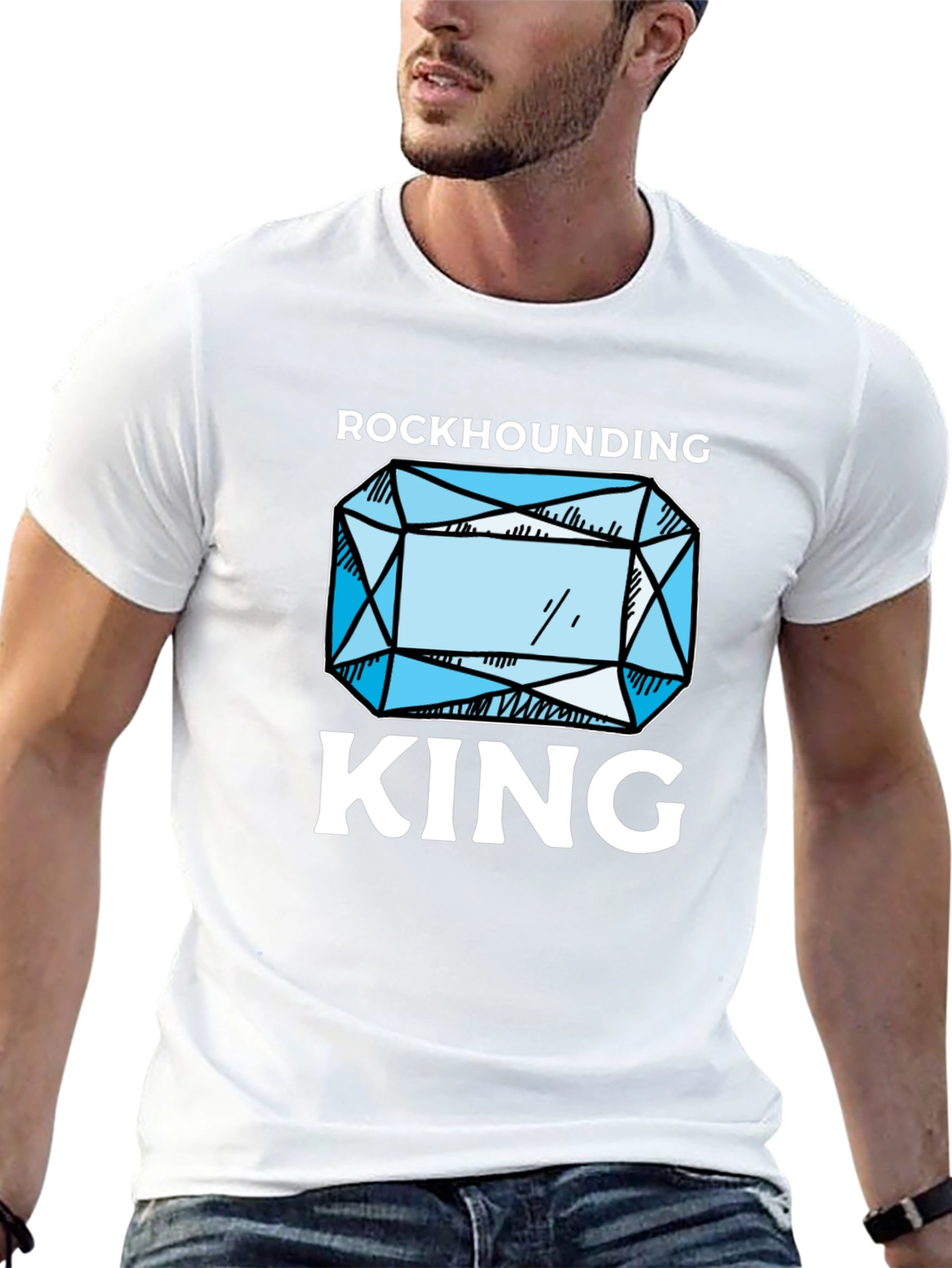 Rockhounding King Black T-Shirt