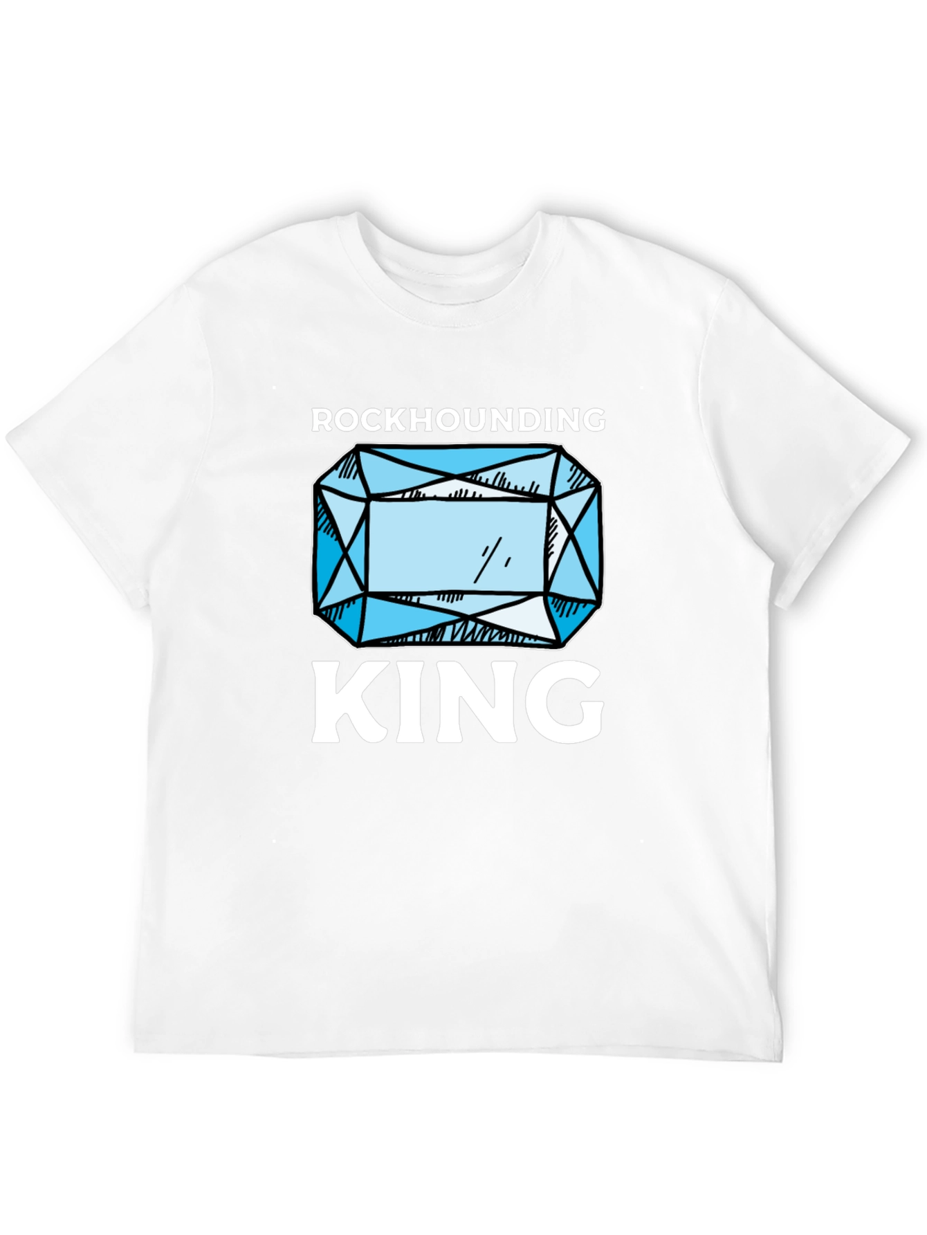 Rockhounding King Black T-Shirt