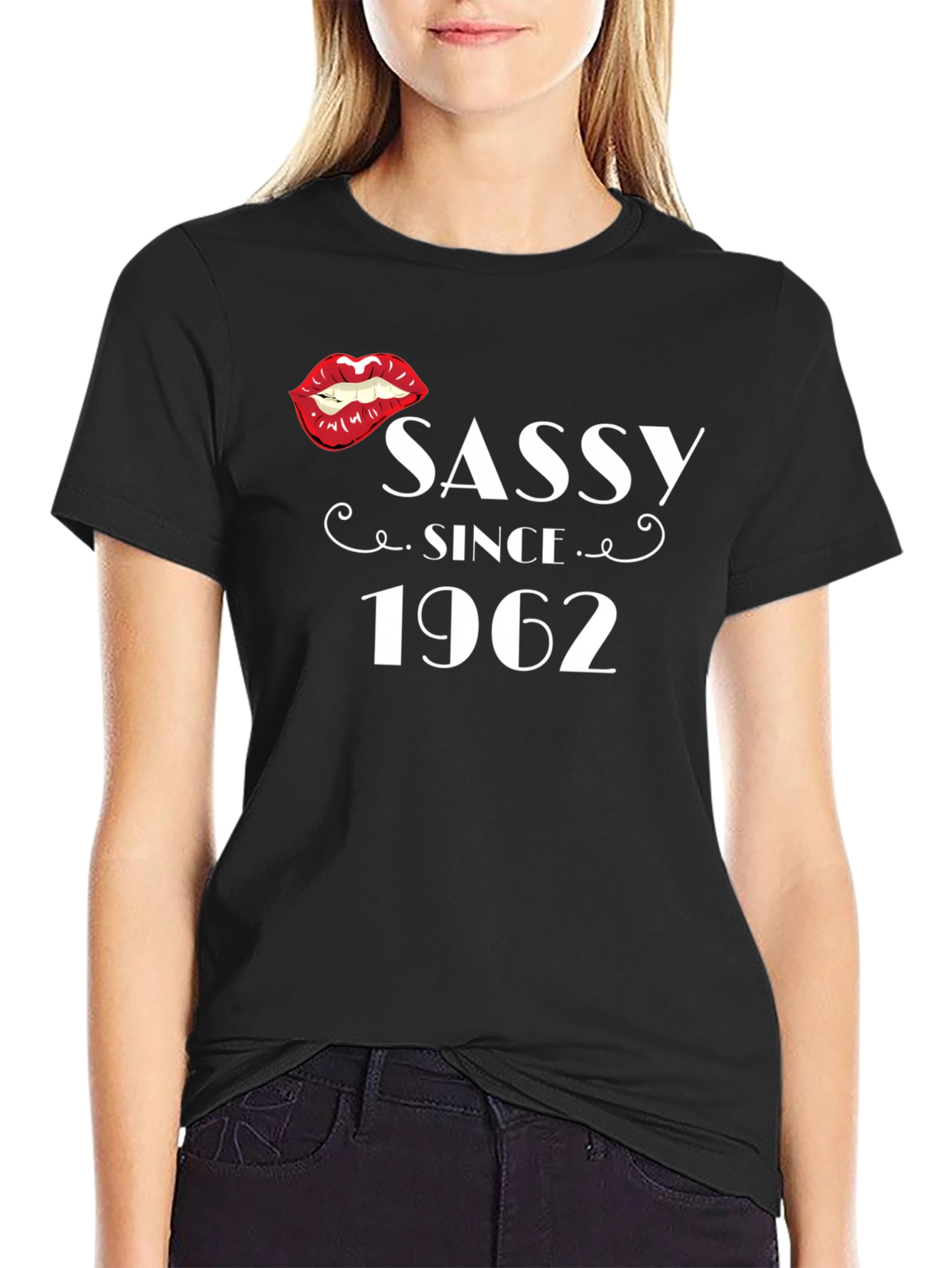 Sassy Since 1962 Graphic Tee - Birthday T-Shirt