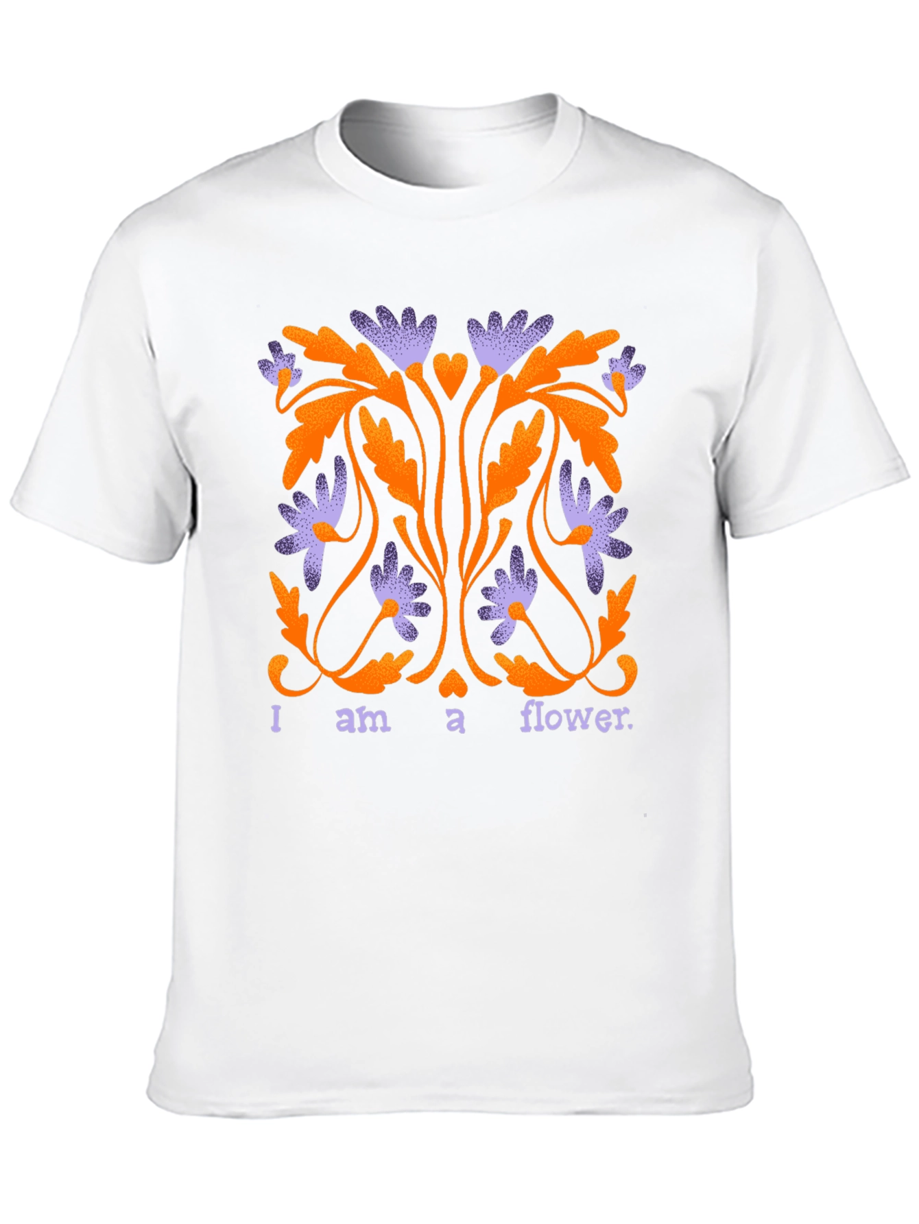 I am a Flower Graphic Tee - Trendy Print