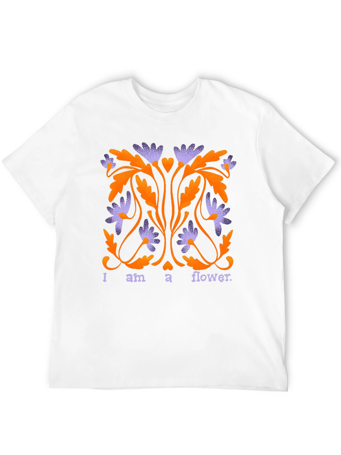 I am a Flower Graphic Tee - Trendy Print