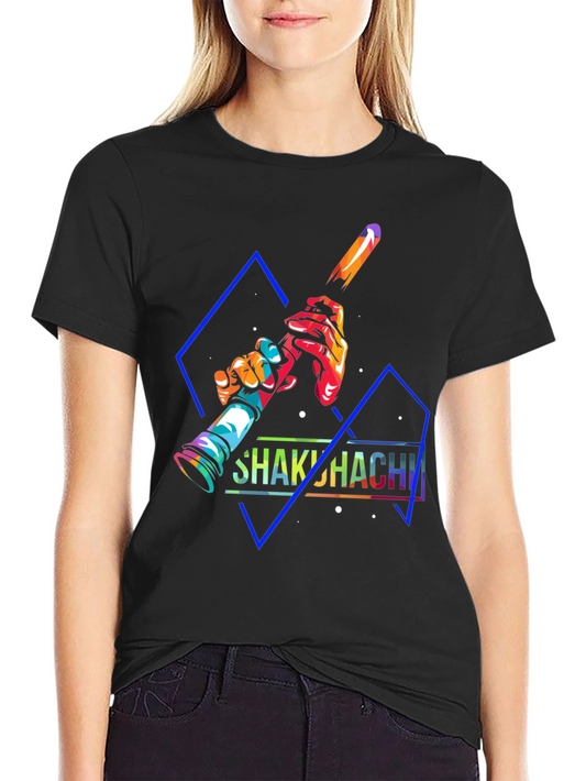 Shakuhachi T-Shirt - Colorful Music Tee