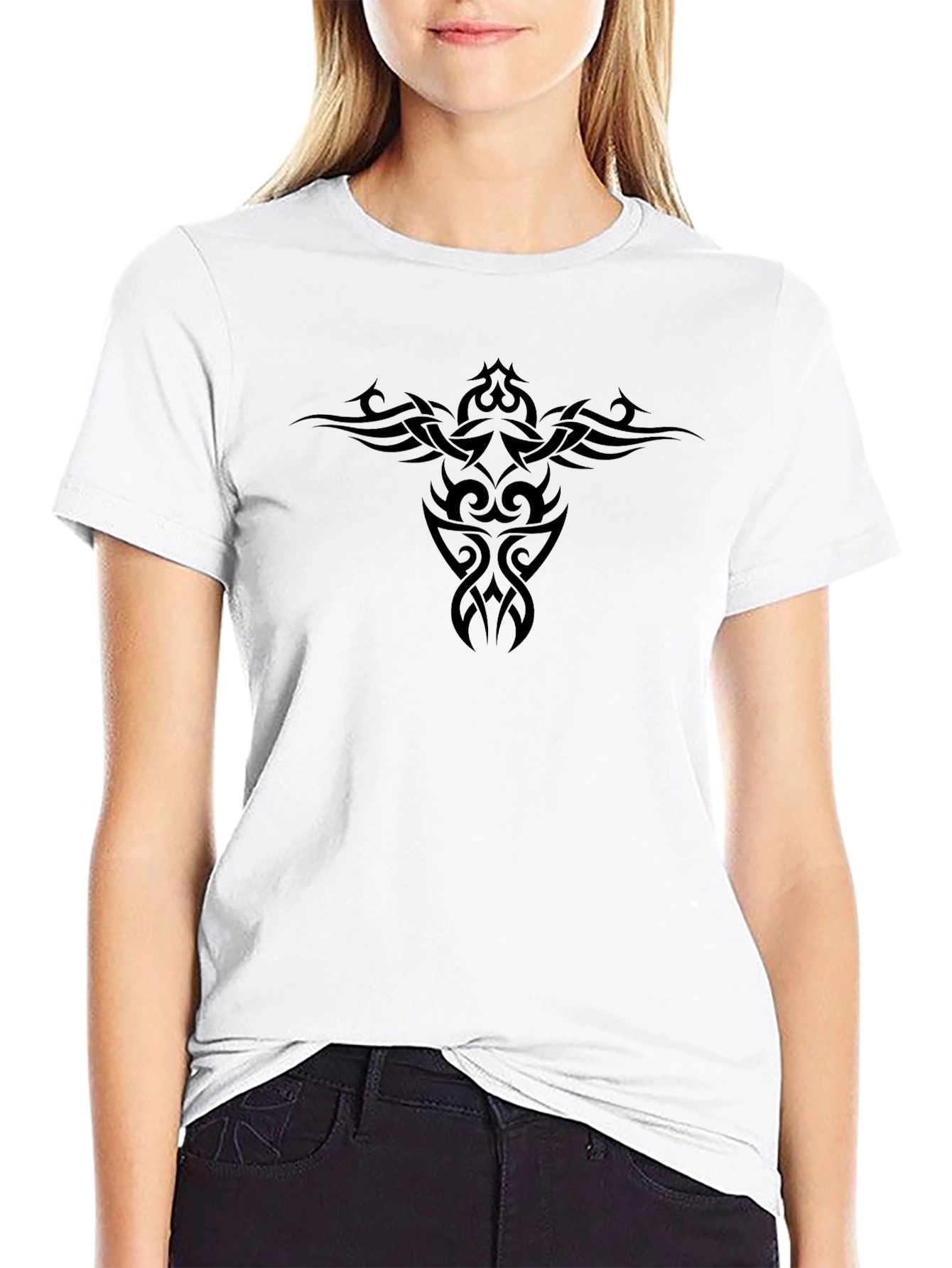 Tribal Tattoo Black T-Shirt