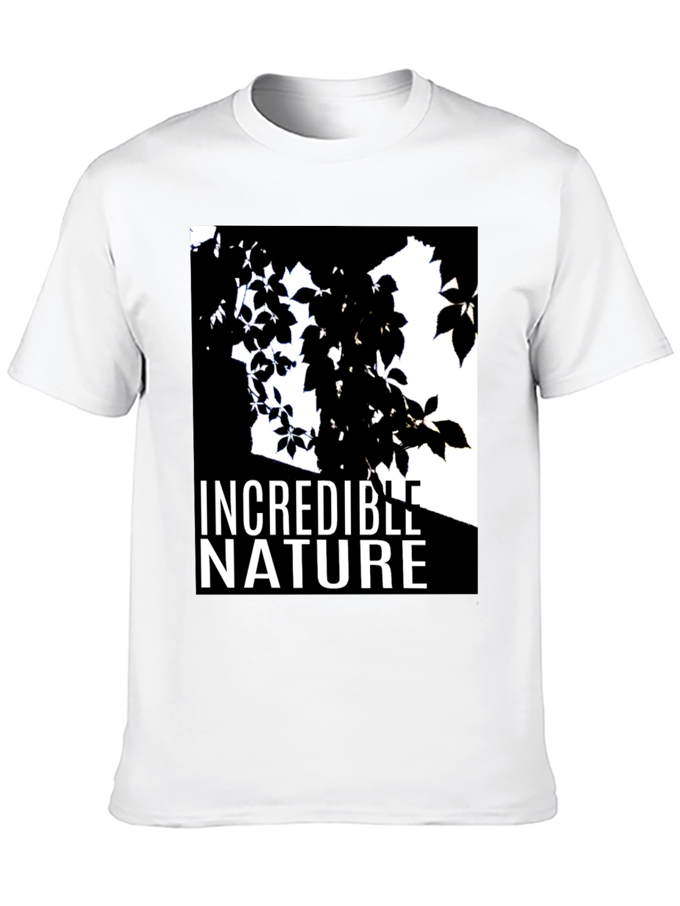 Incredible Nature Graphic T-Shirt - Black Cotton Tee