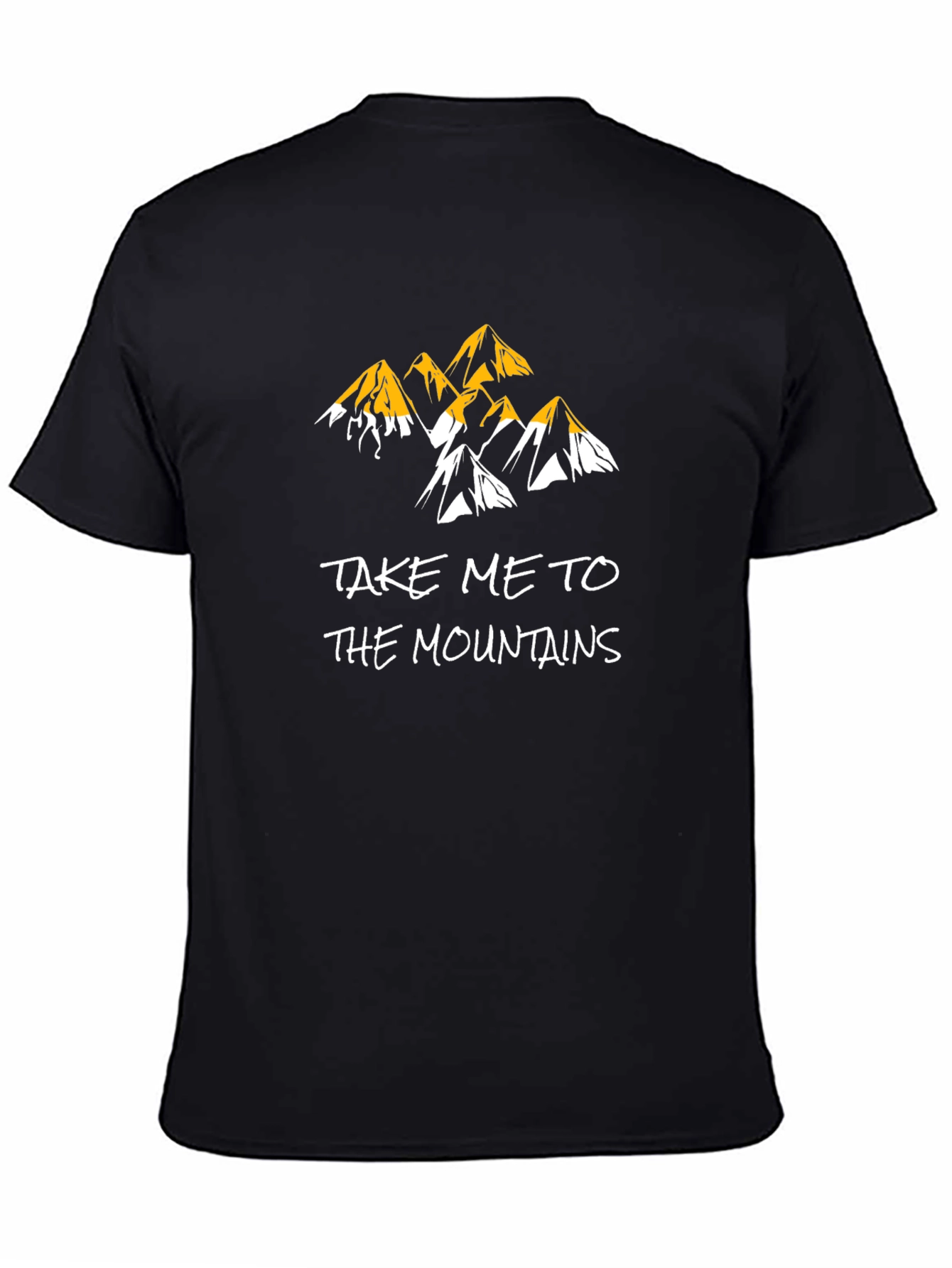 Take Me to the Mountains Graphic Tee - Black