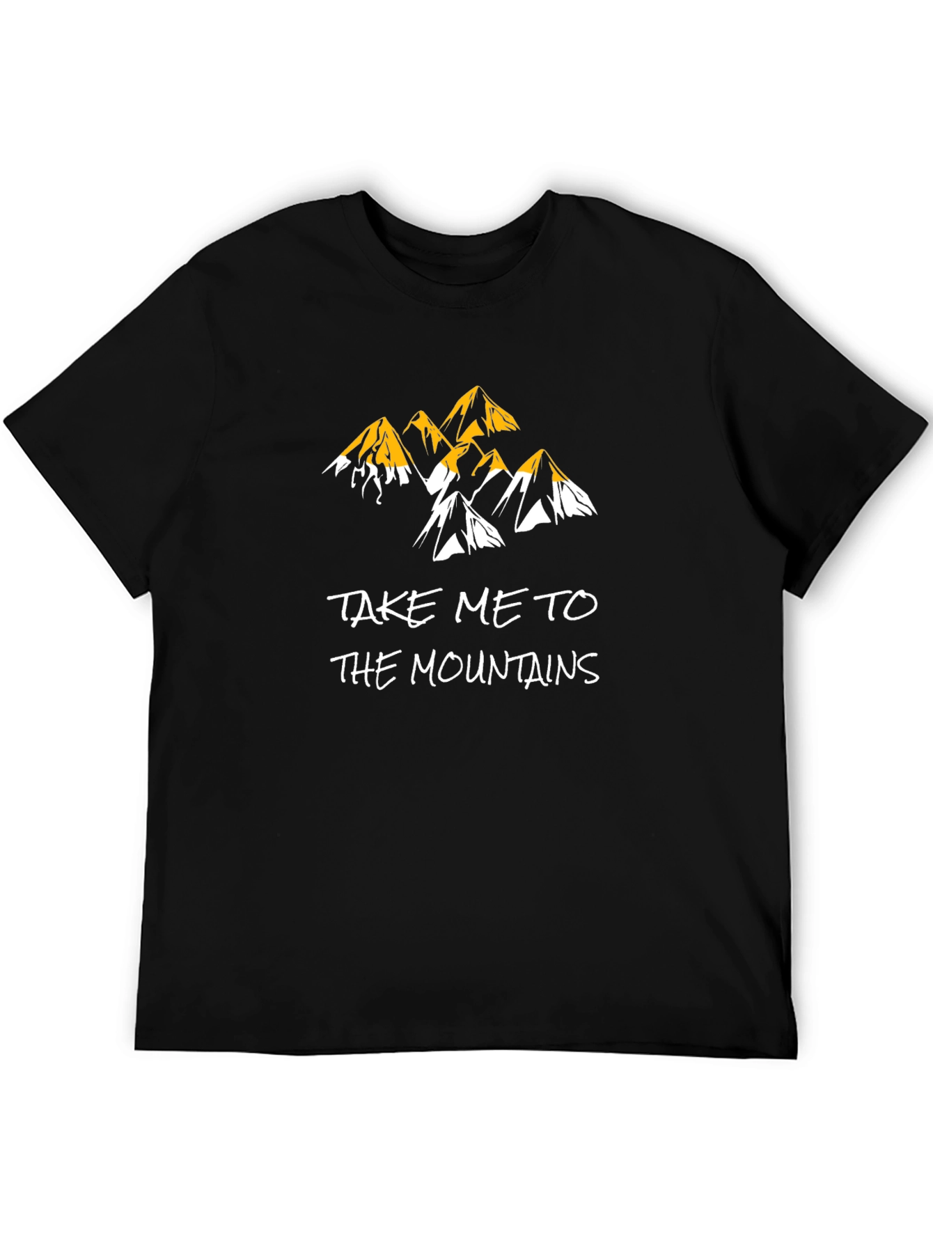 Take Me to the Mountains Graphic Tee - Black