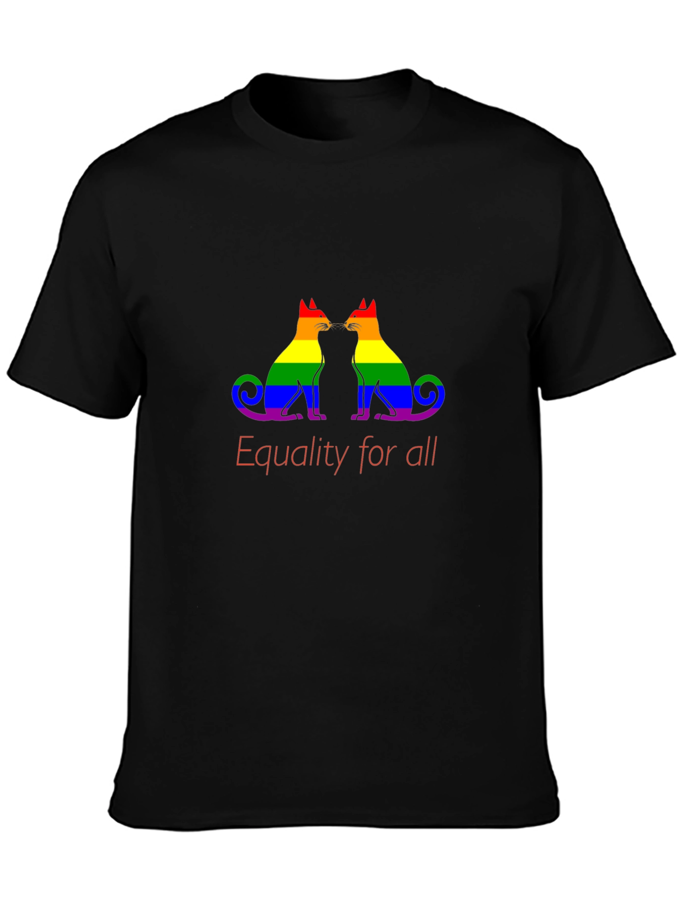 Equality for All LGBTQ Cats Graphic Tee