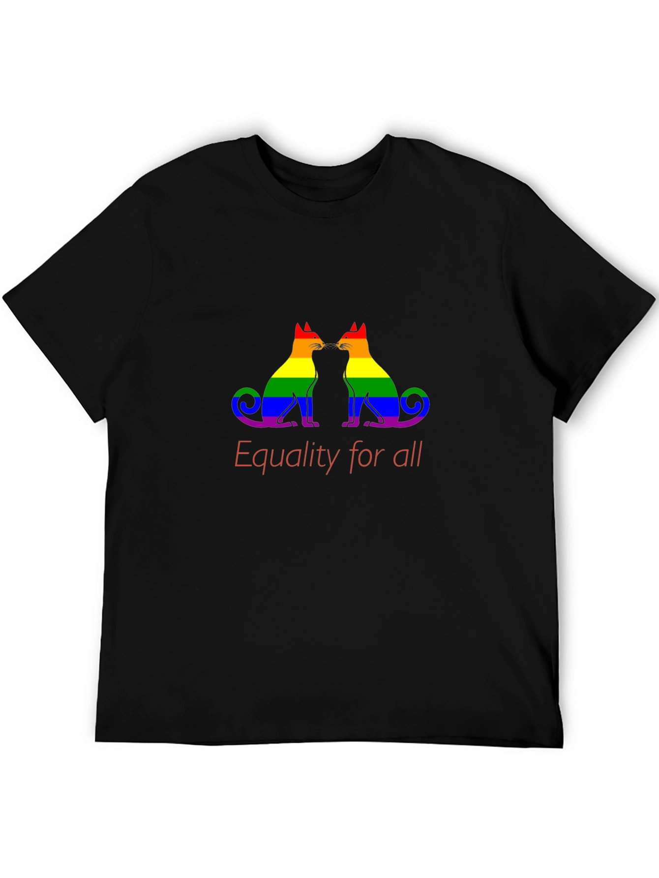 Equality for All LGBTQ Cats Graphic Tee