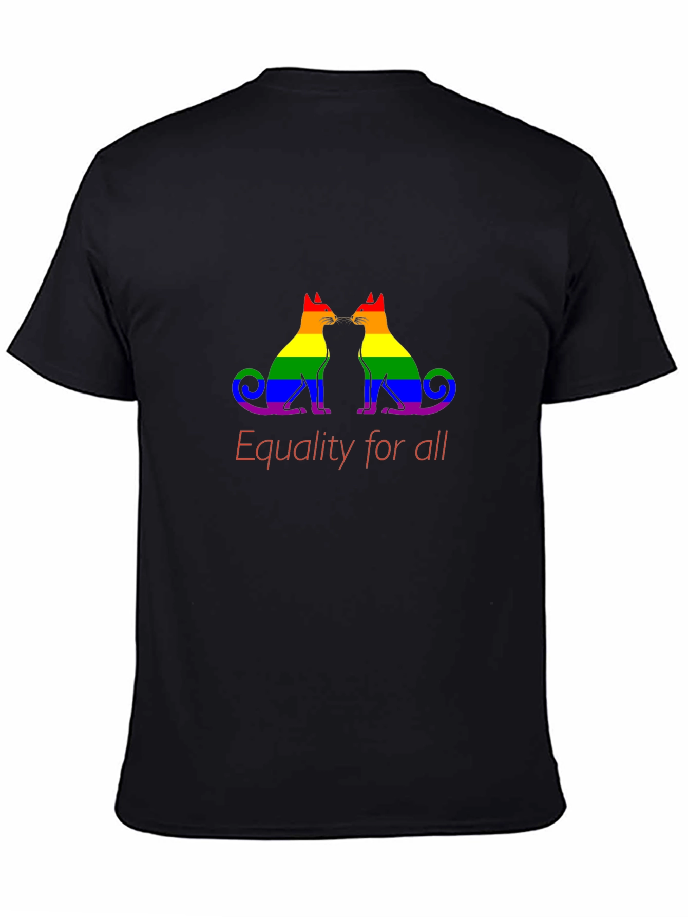 Equality for All LGBTQ Cats Graphic Tee
