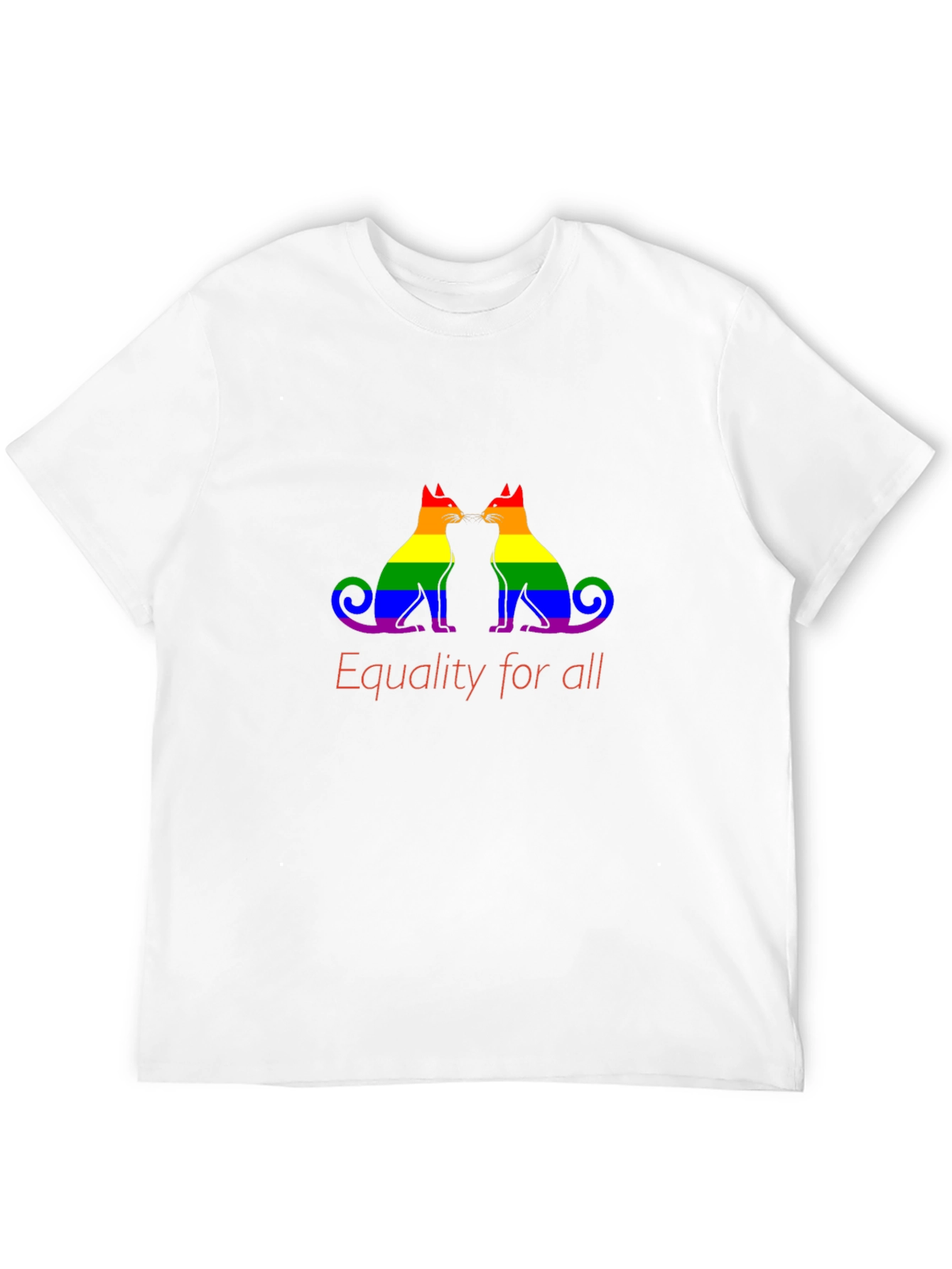 Equality for All LGBTQ Cats Graphic Tee