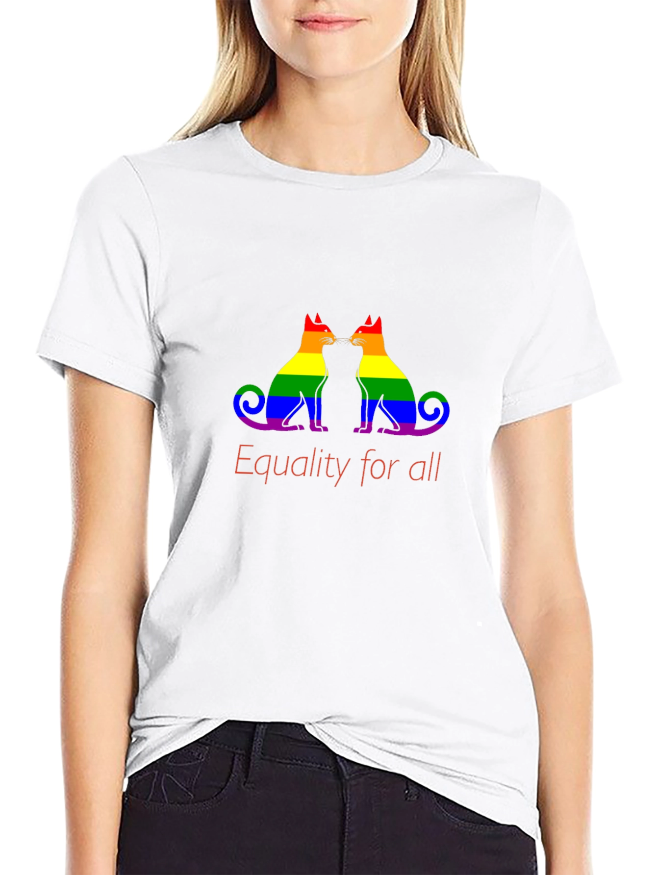 Equality for All LGBTQ Cats Graphic Tee