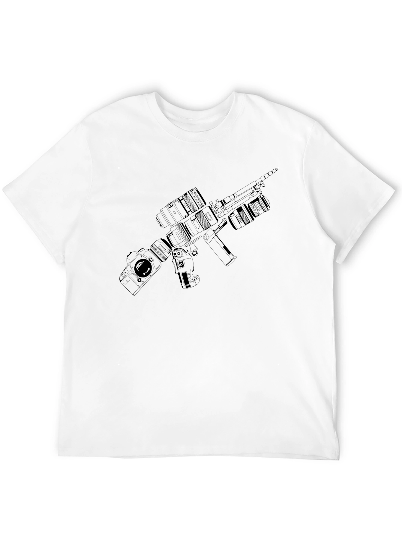 Camera Gun T-Shirt - Photography Lover Tee