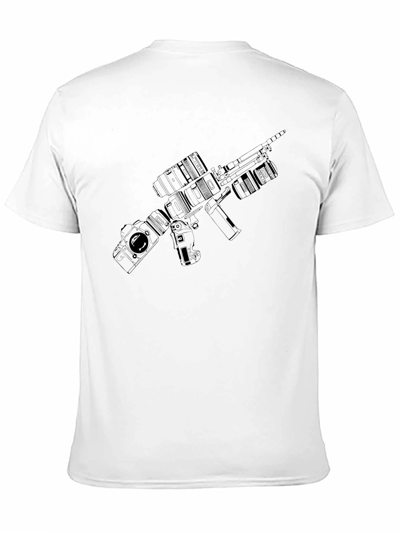 Camera Gun T-Shirt - Photography Lover Tee