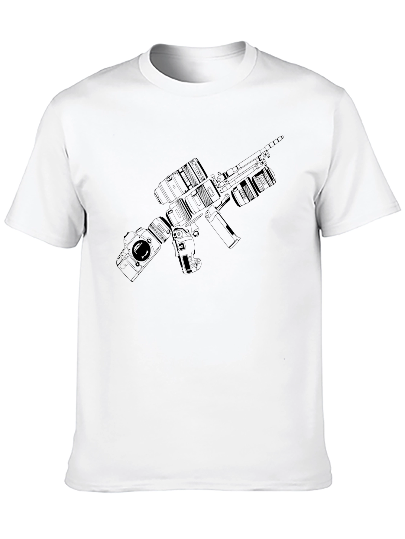 Camera Gun T-Shirt - Photography Lover Tee