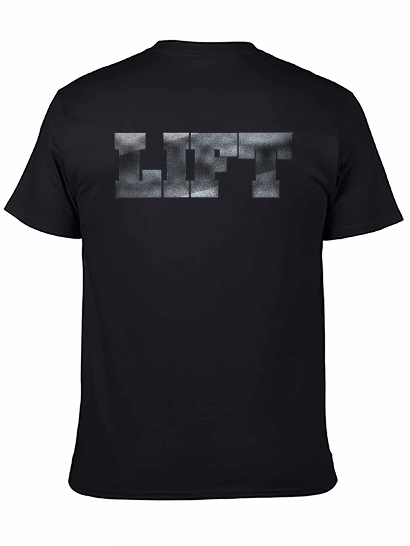 Mens Black Lift T-Shirt - Gym Workout Apparel