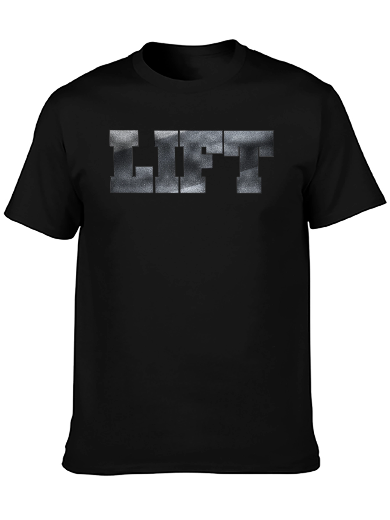 Mens Black Lift T-Shirt - Gym Workout Apparel