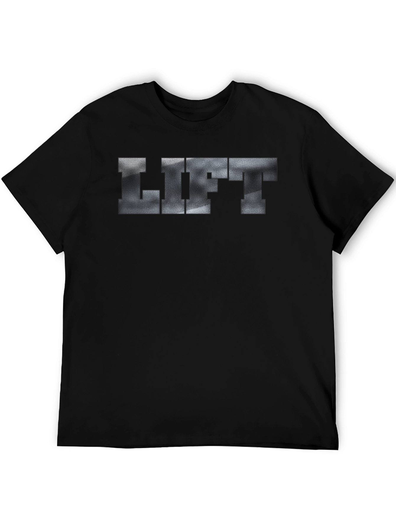 Mens Black Lift T-Shirt - Gym Workout Apparel