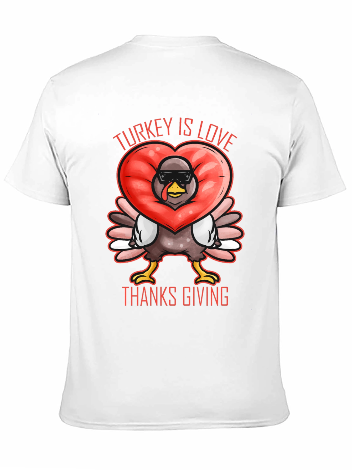 Turkey Is Love Thanksgiving T-Shirt