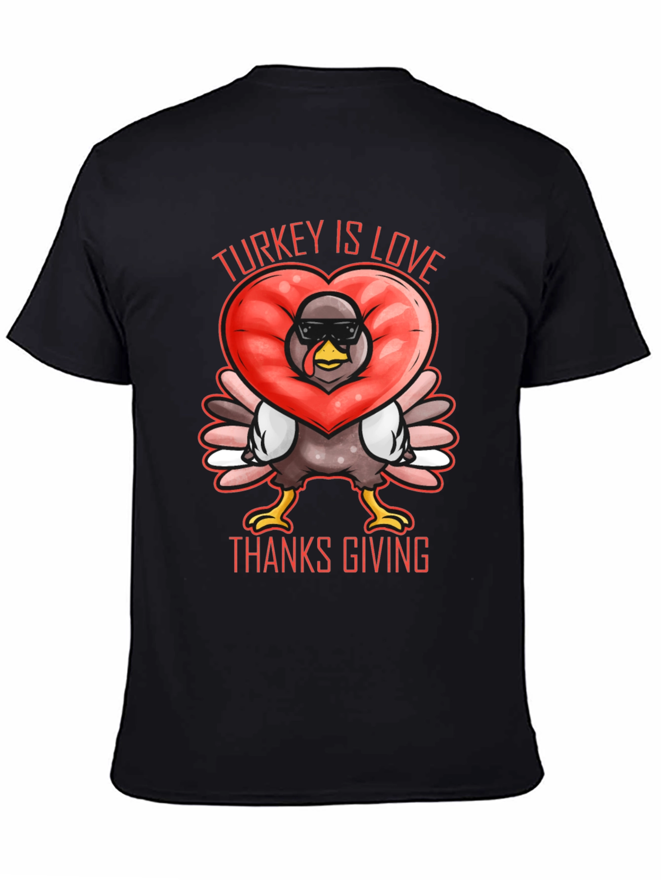 Turkey Is Love Thanksgiving T-Shirt