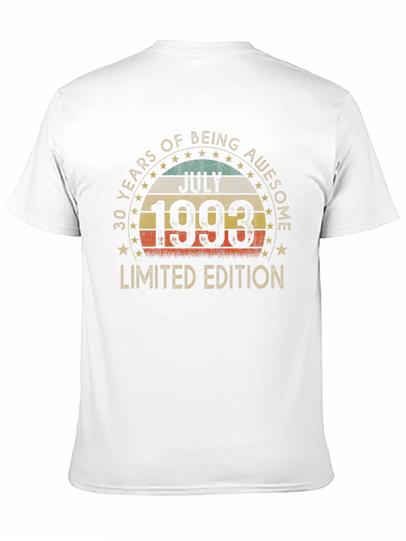 July 1993 30th Birthday Limited Edition T-Shirt