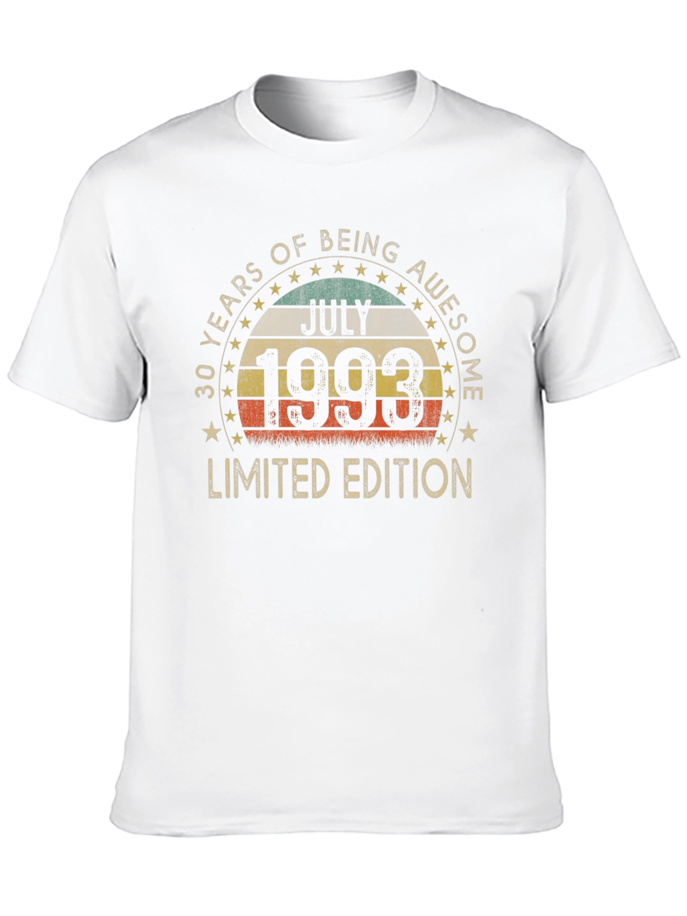 July 1993 30th Birthday Limited Edition T-Shirt