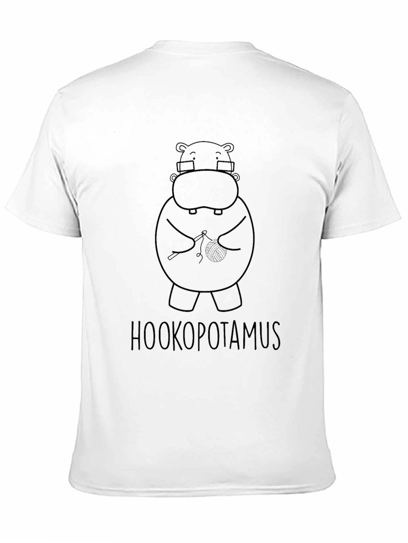 Hookopotamus T-Shirt - Knitted Hippo Tee